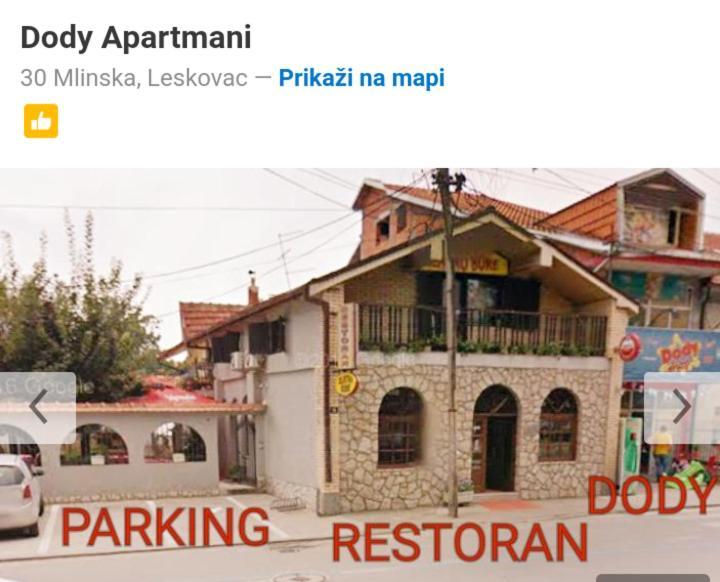 Dody Apartmani Leskovac  Buitenkant foto